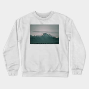 Landscape Snow Mountain Photography Crewneck Sweatshirt